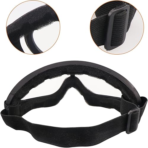 Miniatura 8 de AOUTACC Airsoft - Juego de equipo de protección, máscara de malla de media cara con protección para los oídos y gafas tácticas para adultos, hombres