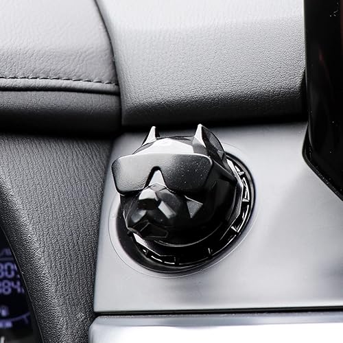 Miniatura 5 de CB - 2 fundas para botón de arranque, decoración de metal fresco, accesorios interiores protectores, interruptor de anillo cromado, cubierta