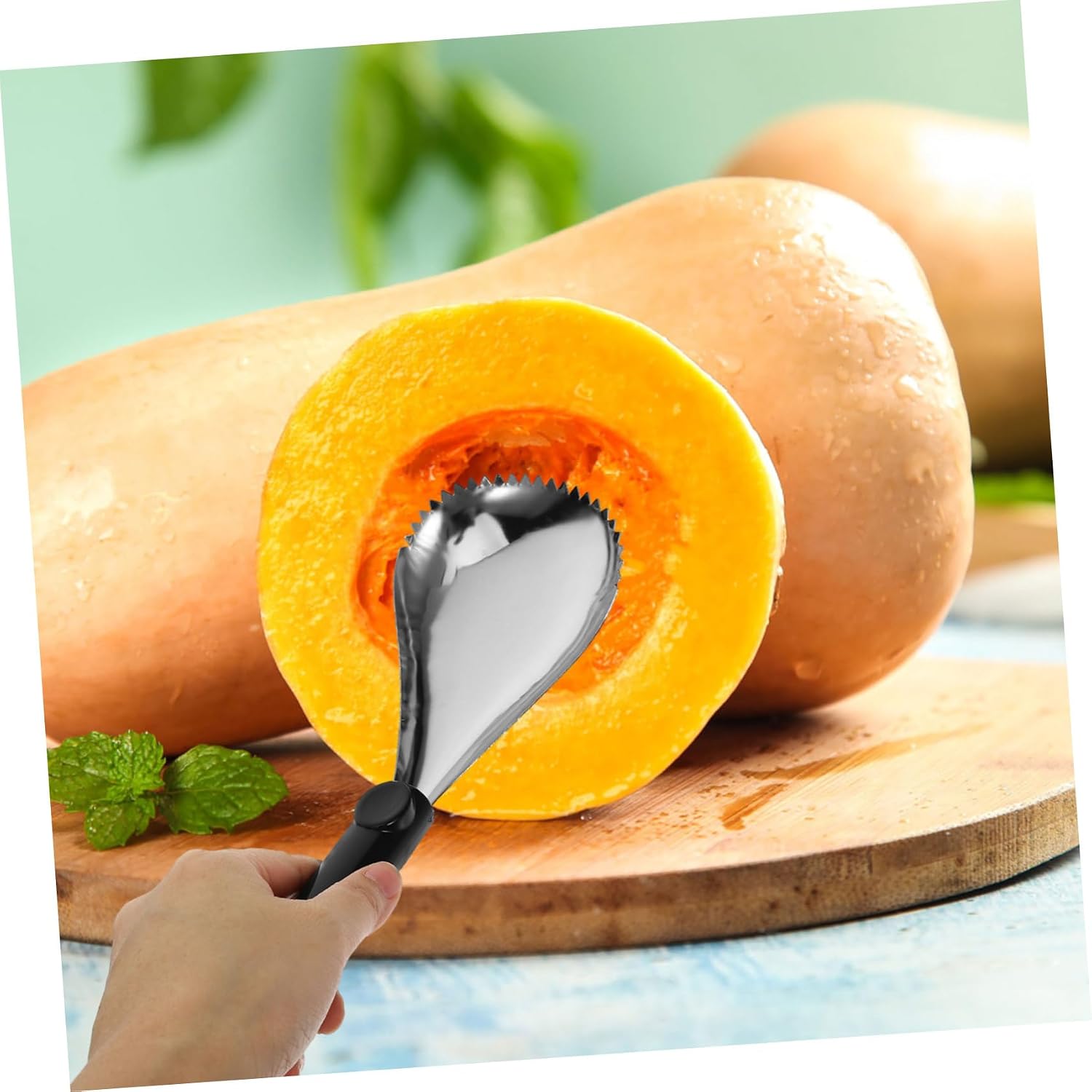 10pcs Pumpkin Corer Remover Tool Manual Fruit Core Scoop for Efficient Kitchen Use Versatile Scraping Scooping and Digging Essential