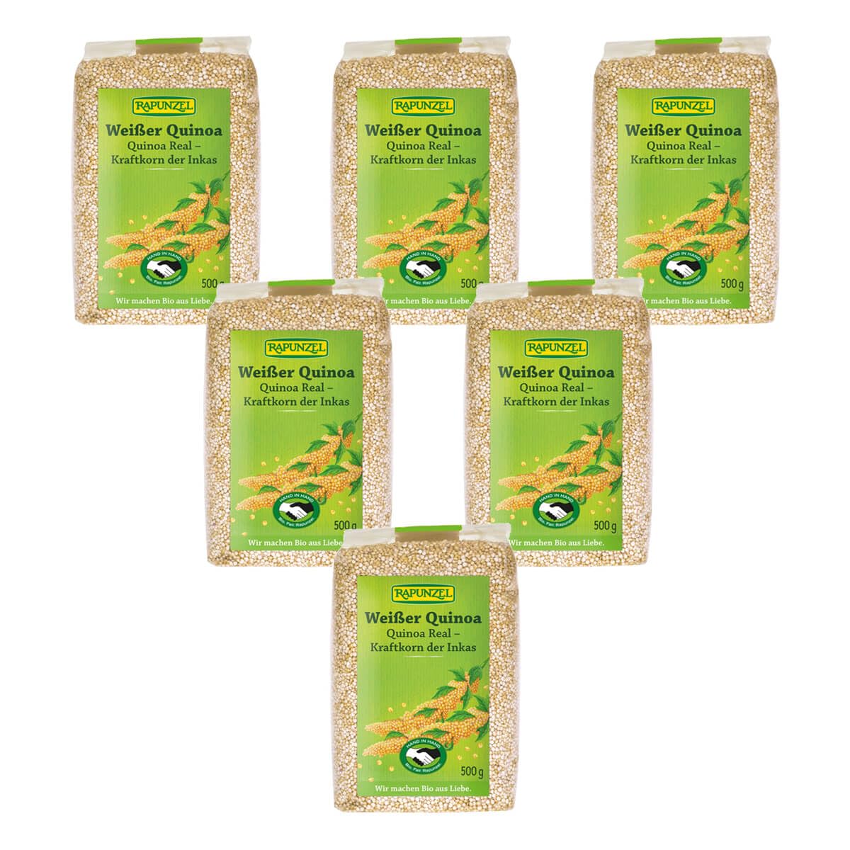 Rapunzel - Quinoa weiß HIH - 0,5 kg - 6er Pack