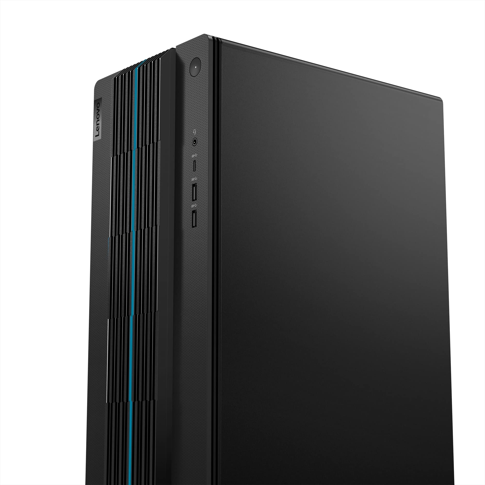 Lenovo Ideacentre Gaming 5 17ACN7 - Ordinateur de Bureau (AMD Ryzen 5 5600G, 8Go RAM, 512Go SSD, NVIDIA GeForce RTX 3050-8Go, Windows 11 Home) Clavier AZERTY (Français) et Souris USB - Noir