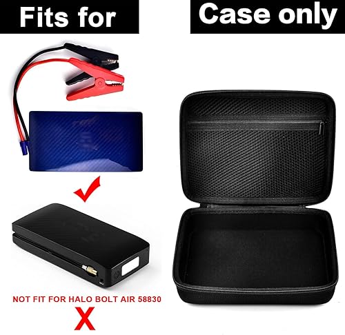Miniatura 9 de Funda compatible con Halo Bolt Air 58830 Mwhpara ACDC Max 55500 mWhpara Air+ Kit de alimentación de emergencia portátil con divisores, bolsa de