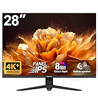 Gawfolk Monitor da gioco 28,5 pollici 4 K 60 Hz, schermo IPS PC con altoparlante 3840 x 2560P
