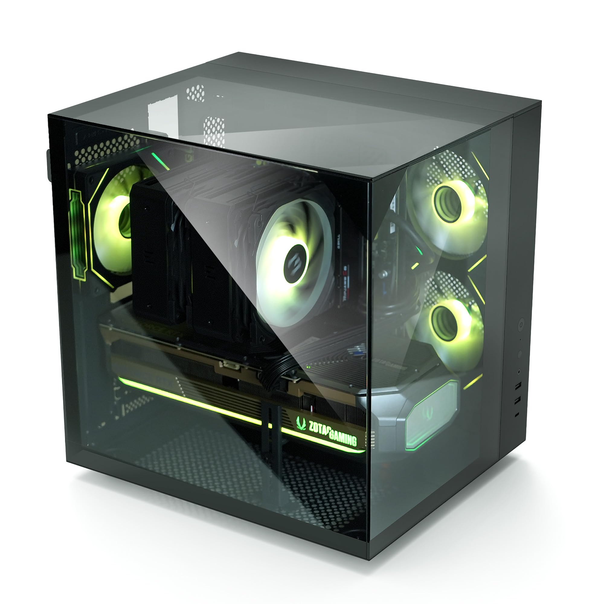 Amazon.com: Zalman ZQBE ATX Mid Tower PC Case, 3 x PWM ARGB Fans