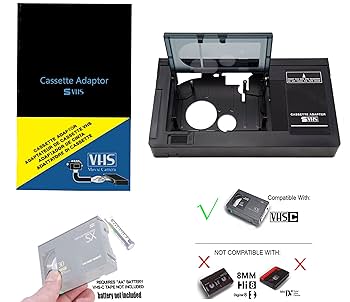 Amazon | Micro-Fiber ClothTM 電動式VHS - Cカセットアダプター