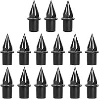 Vista 1 de ACROPIX Tornillos de carenado de motocicleta, tornillos para parabrisas, tornillos M5, tuercas negras, paquete de 15