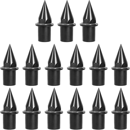 ACROPIX Tornillos de carenado de motocicleta, tornillos para parabrisas, tornillos M5, tuercas negras, paquete de 15