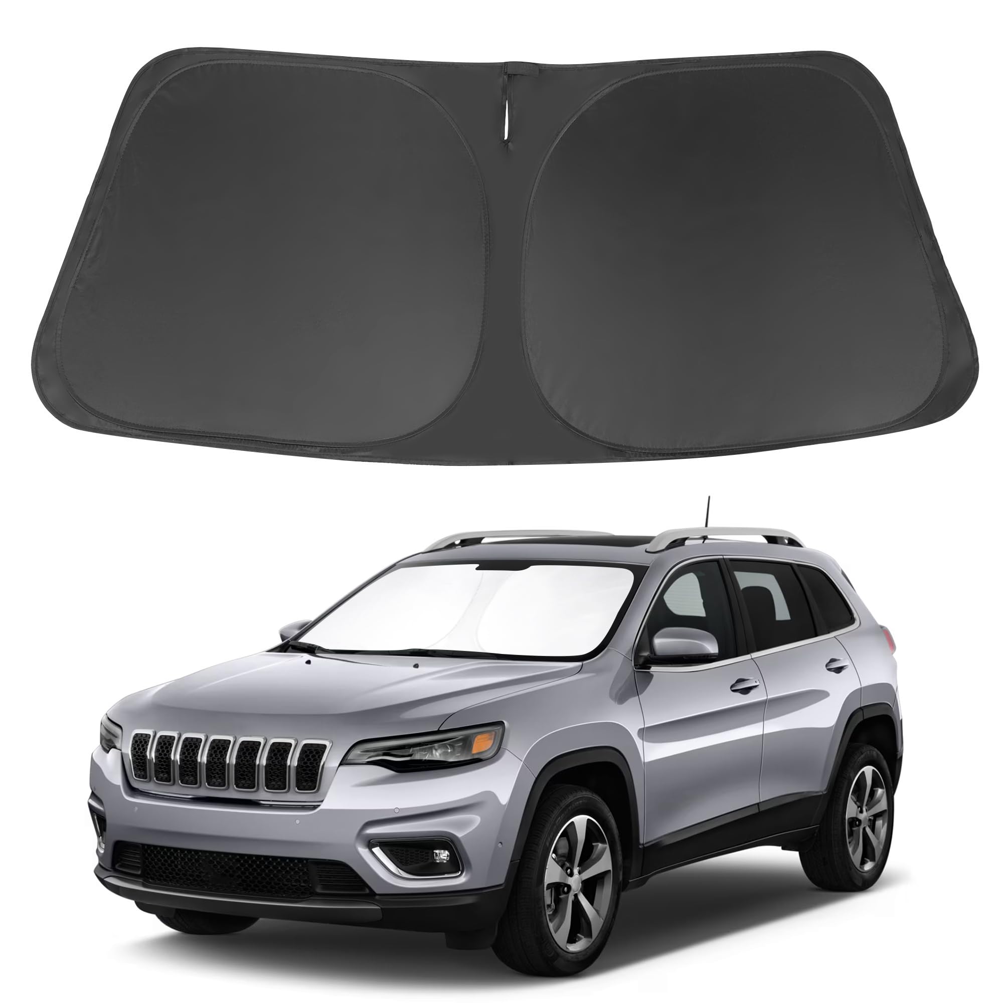Windshield Sun Shade for 2014-2023 Jeep Cherokee Accessories