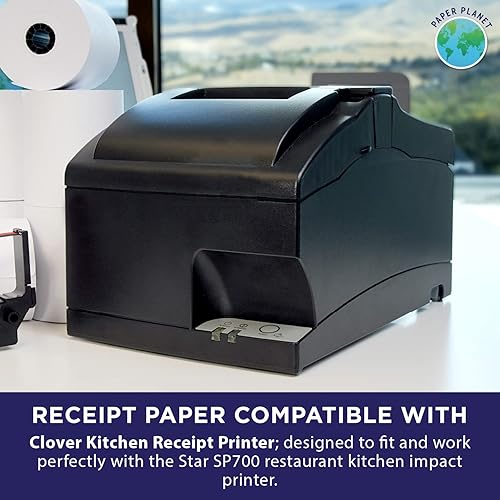 Miniatura 3 de Paper Planet - Papel para impresora de recibos de cocina Clover (impresora de tinta Star SP700) por Paper Planet  Papel de recibo de tarjeta de