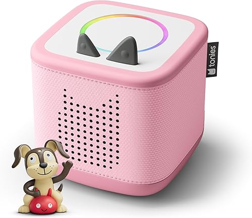 Toniebox - Juego de 2 reproductores de audio para niños de 1 años en adelante, con Playtime Puppy - Rosa nube