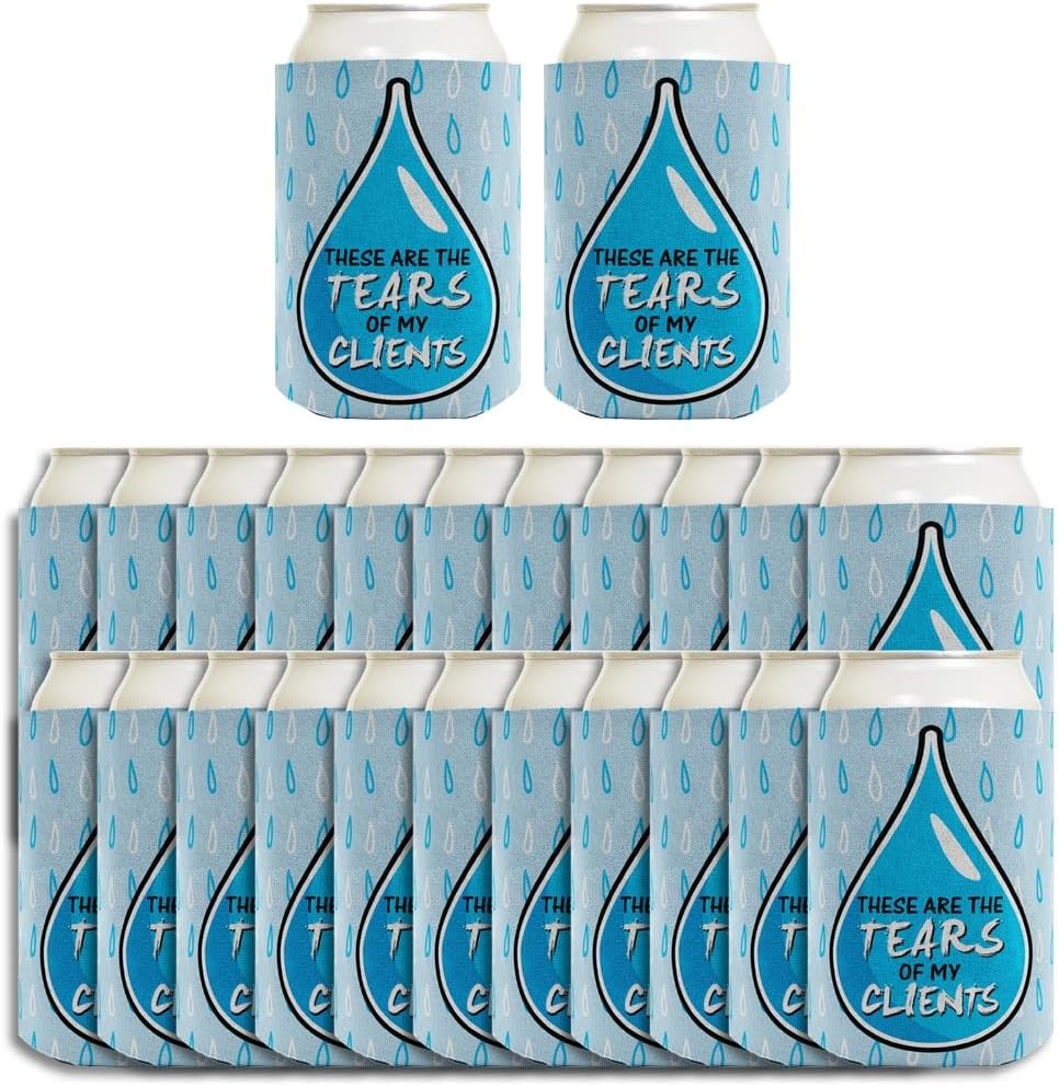 Funny Quote Gift These Are The Tears of My Clients 24-Pack Can Drink Thermocoolers Party Pack