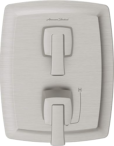 Miniatura 4 de American Standard TU353740.295 Townsend - Desviador de ducha integrado de 2 manijas, solo níquel cepillado