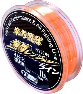 Turingmonkey(turingmonkey) TSULEMIN 乐钓战队 鳟鱼 尼龙 80米 4lb 橙色