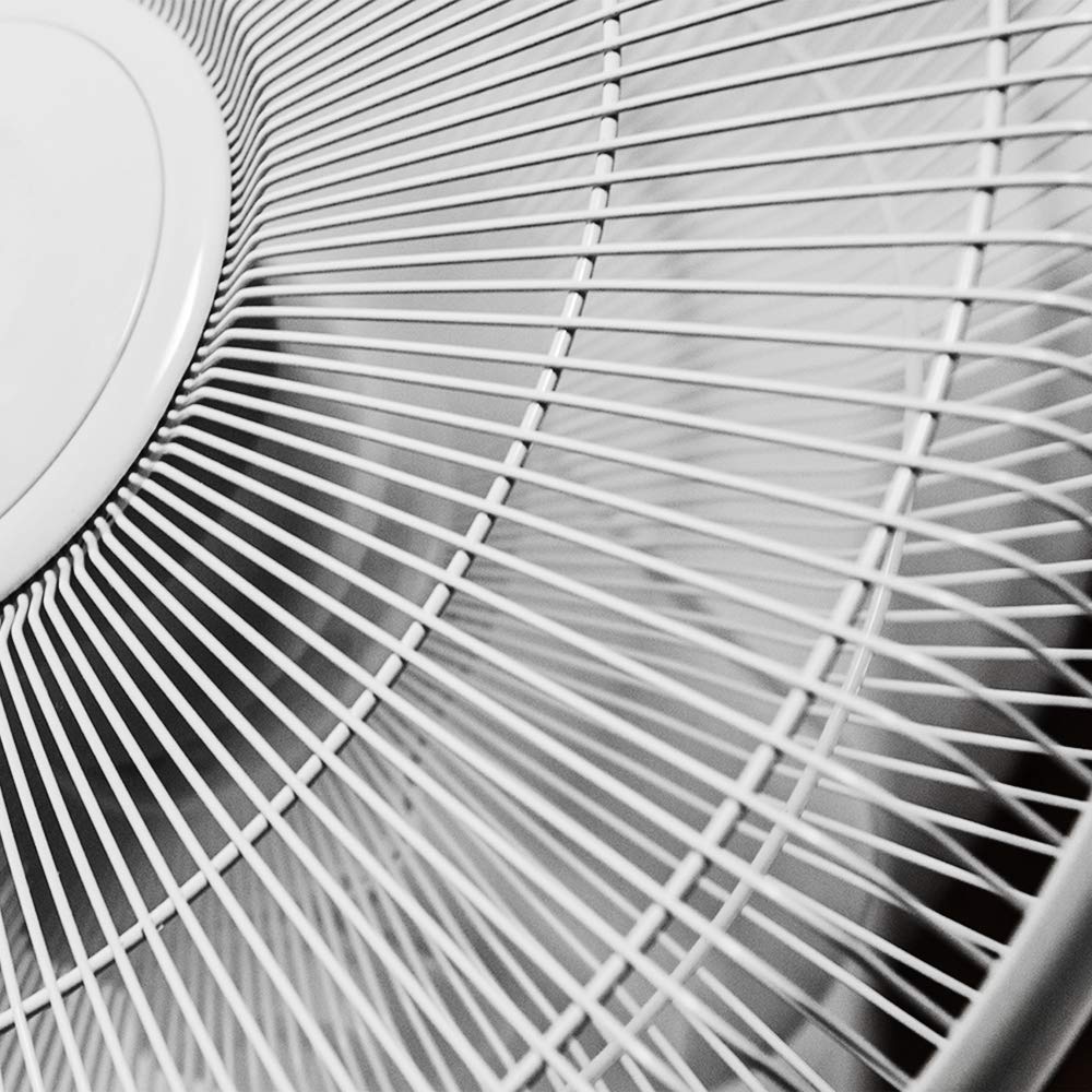 Cecotec Ventilador de Pie EnergySilence 540 Smart. 5 Aspas 16"(40cm) de Di‡metro, Oscilante, 3 Velocidades, Dos Alturas(78-135cm), Motor de Cobre, Temporizador de 7h, Mando a Distancia, 60W