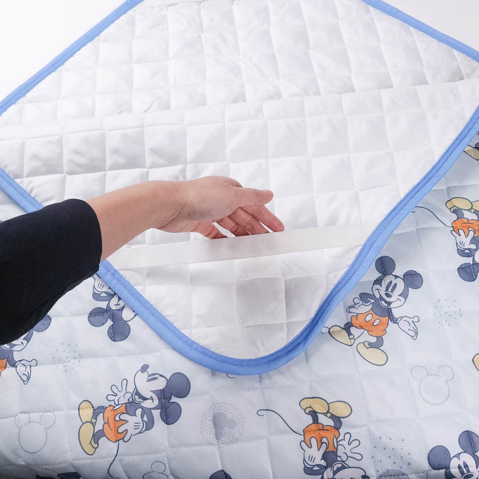 Amazon｜丸眞 敷きパッド ディズニー ミッキー ファンファンスマイル