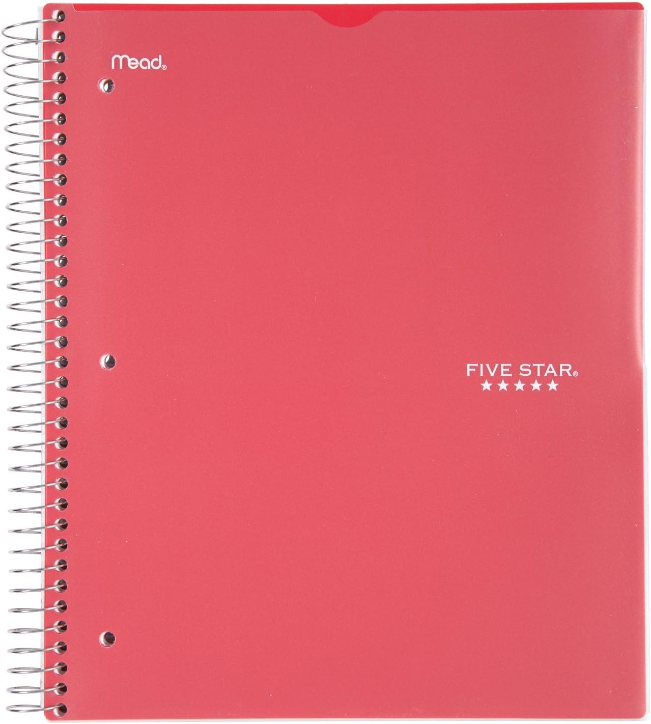Five Star Advance Spiral Notebook, 1 Subject, College Ruled Paper, 100 Sheets, 7" x 4-3/8", White (73155)