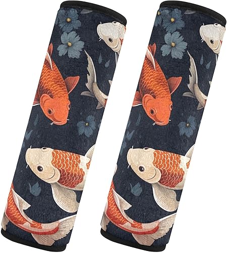 Miniatura 2 de RPLIFE Koi Fishes on Kids Car Seat Belt Shoulder Pad Soft Auto Seat Belt Cover, Seatbelt Cover Washable, Shoulder Seat Belt Protector