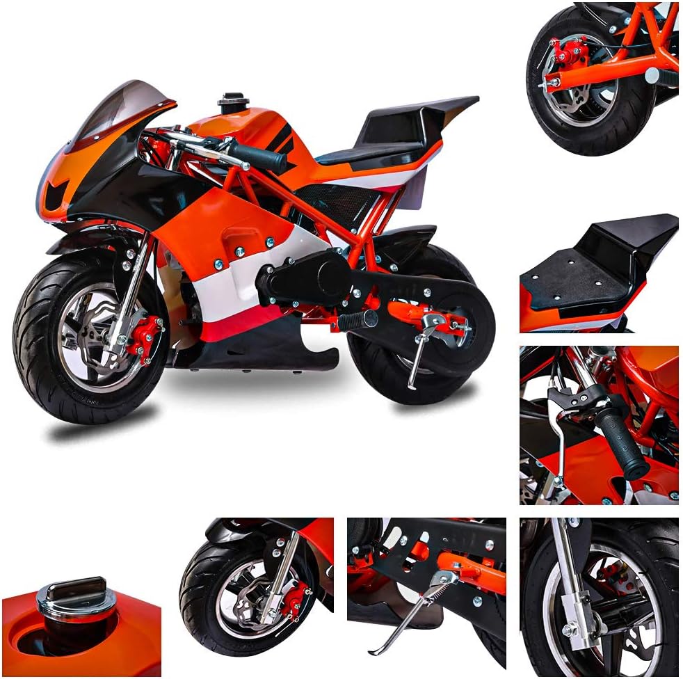 Ultra Edition Red FRP 40cc 4-Stroke Pocket Bike 03 Nigeria Ubuy