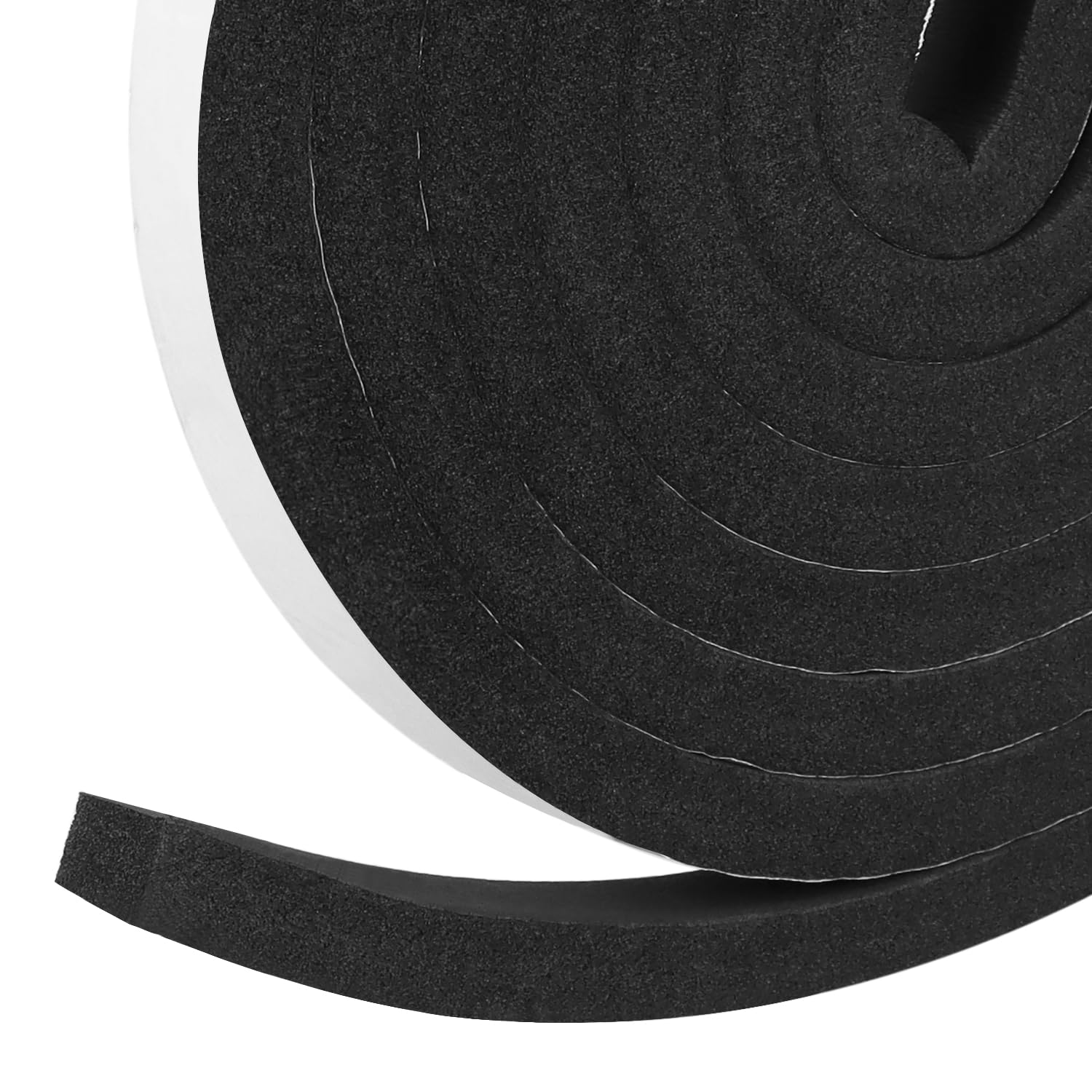 QWORK® Foam Sealing Tape, 5mx25mmx20mm Self-Adhesive Weatherproof Sealing Tape, Soundproofing Strip, for Doors & Windows