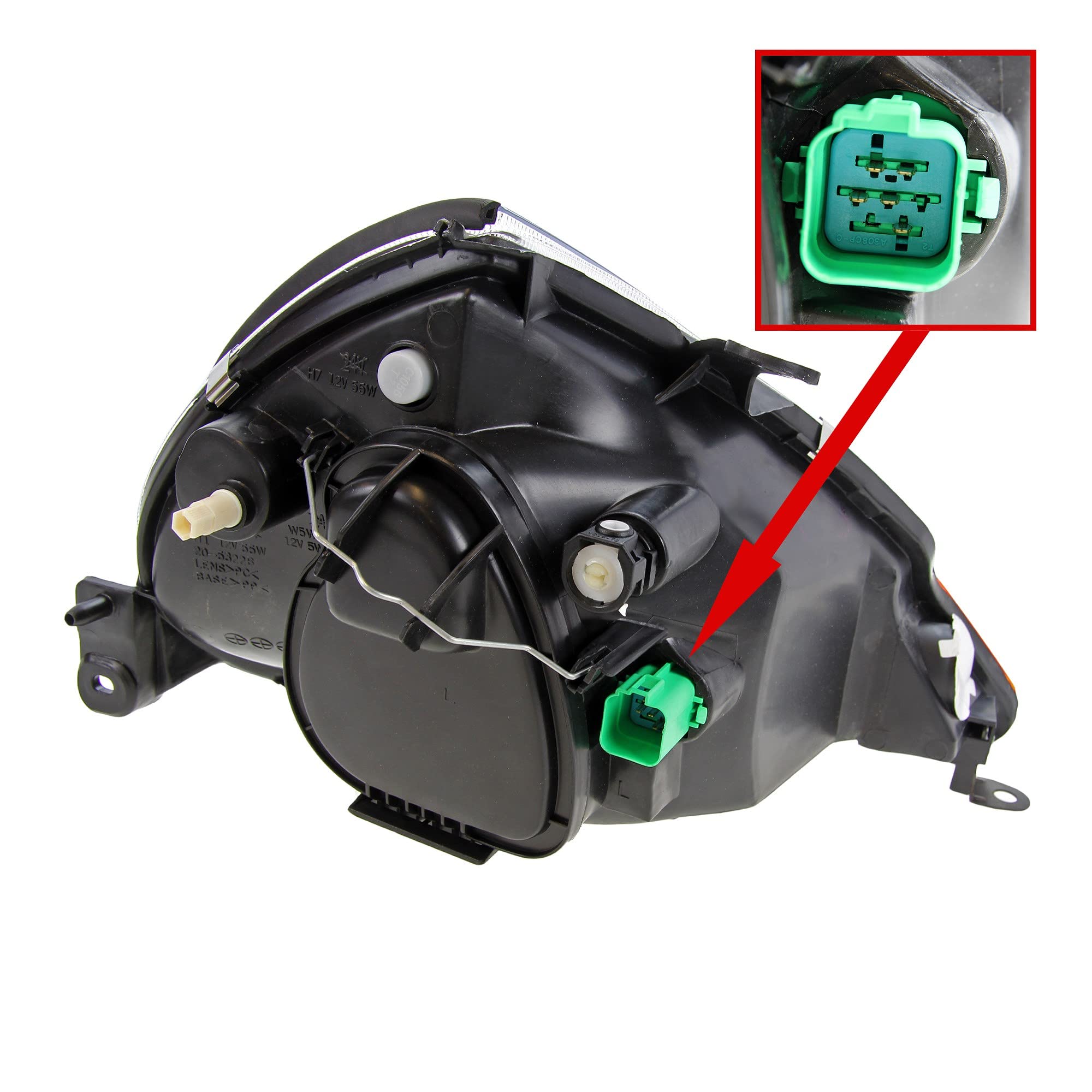 BESTPRICE 2x fari anteriori sinistro + destro, compatibili con FORD KA (RB_)