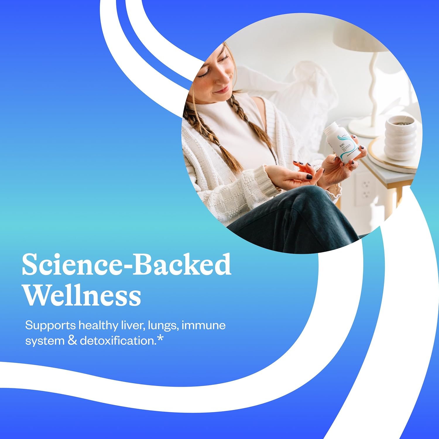 NAC | 500 mg N-Acetyl-L-Cysteine | Powerful Detoxifying Action| 90 Easy-To-Swallow Capsules | Free of Common Allergens | Seeking Health