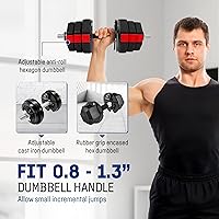 Vista 5 de Yes4All Fractional Weight Plates Set, Available In Steel And Rubber, Set of 2/4/6 Plates in 1.25LB, 2.5LB, or 5LB Sizes, Micro Change Plates for