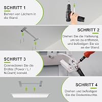 Thanger 2 db Szabályozható LED Mennyezeti Panel Memória Funkcióval, 100x25 cm, Ultravékony, 2700K-6500K, 3200 Lumen, Távirányítós, Irodába,  6