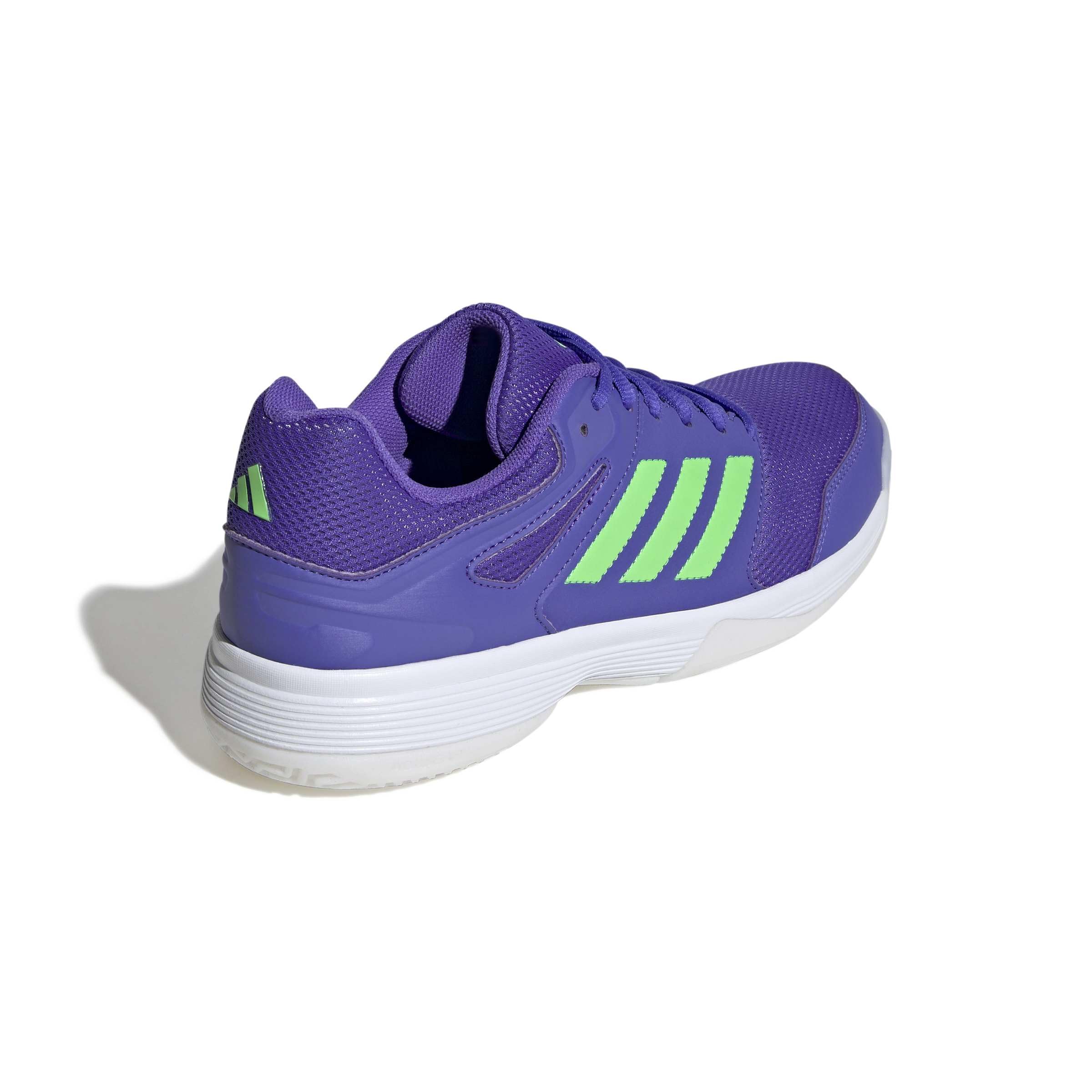 adidas Mezczyzni Speedcourt Mens Indoor Shoes, Solar Purple/screaming green/ftwr white, 38 2/3 EU