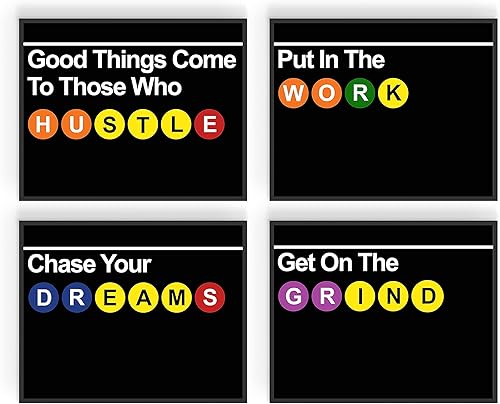 Miniatura 5 de Letrero de metro de la ciudad de Nueva York, arte de pared de metro de Nueva York, arte de pared de Nueva York, juego de póster de Nueva York,