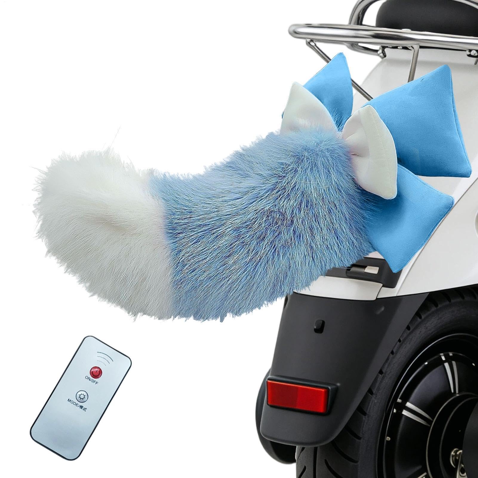 Cola de gato autoadhesiva inalámbrica para decorar el maletero de tu automóvil con estilo único