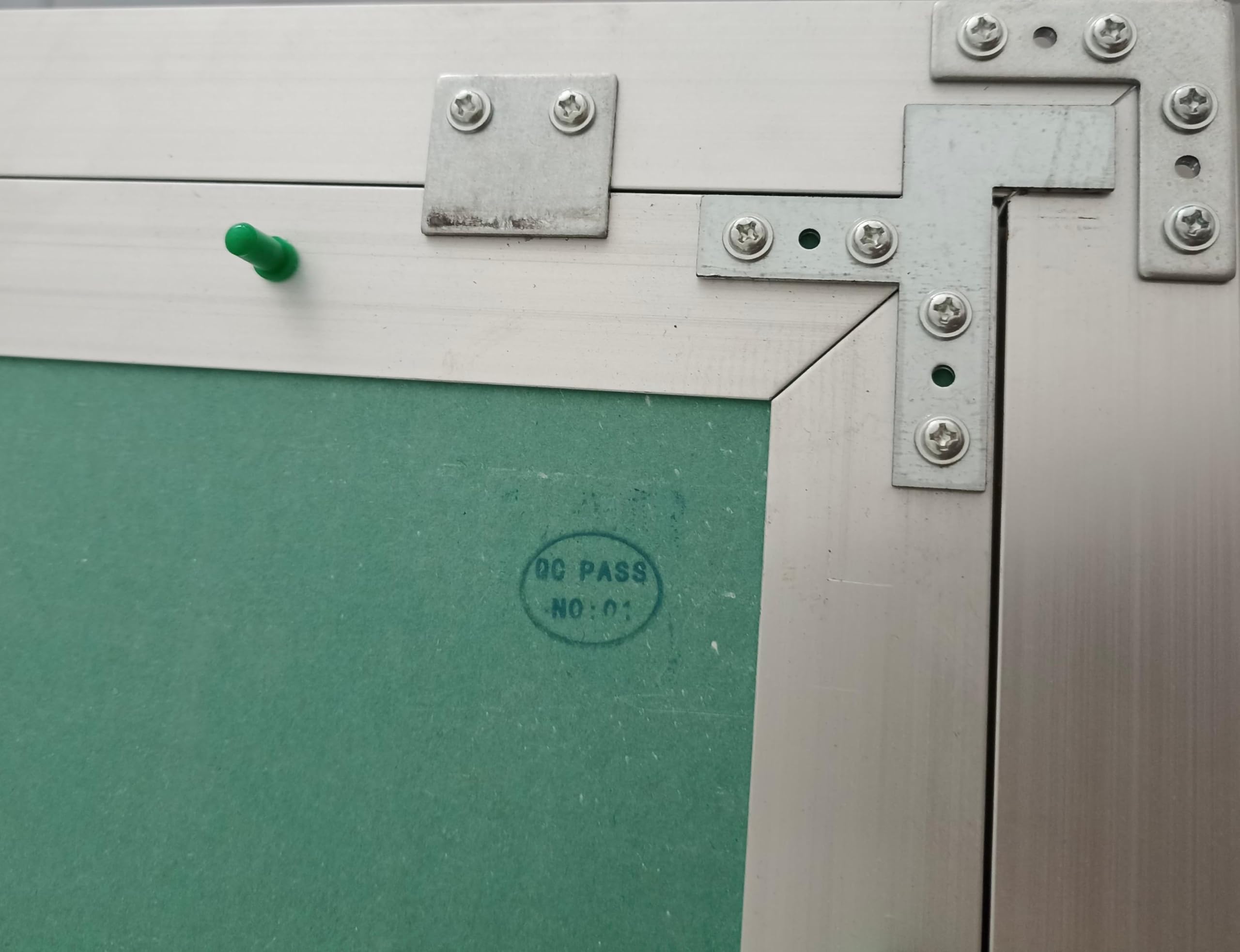 Botola Ispezione Cartongesso Idrorepellente Verde Spessore 12,5 mm Sportello Ispezione con Anta Estraibile Sportello Senza Cerniere per Parete o Soffitto Varie misure (CM 40X40)
