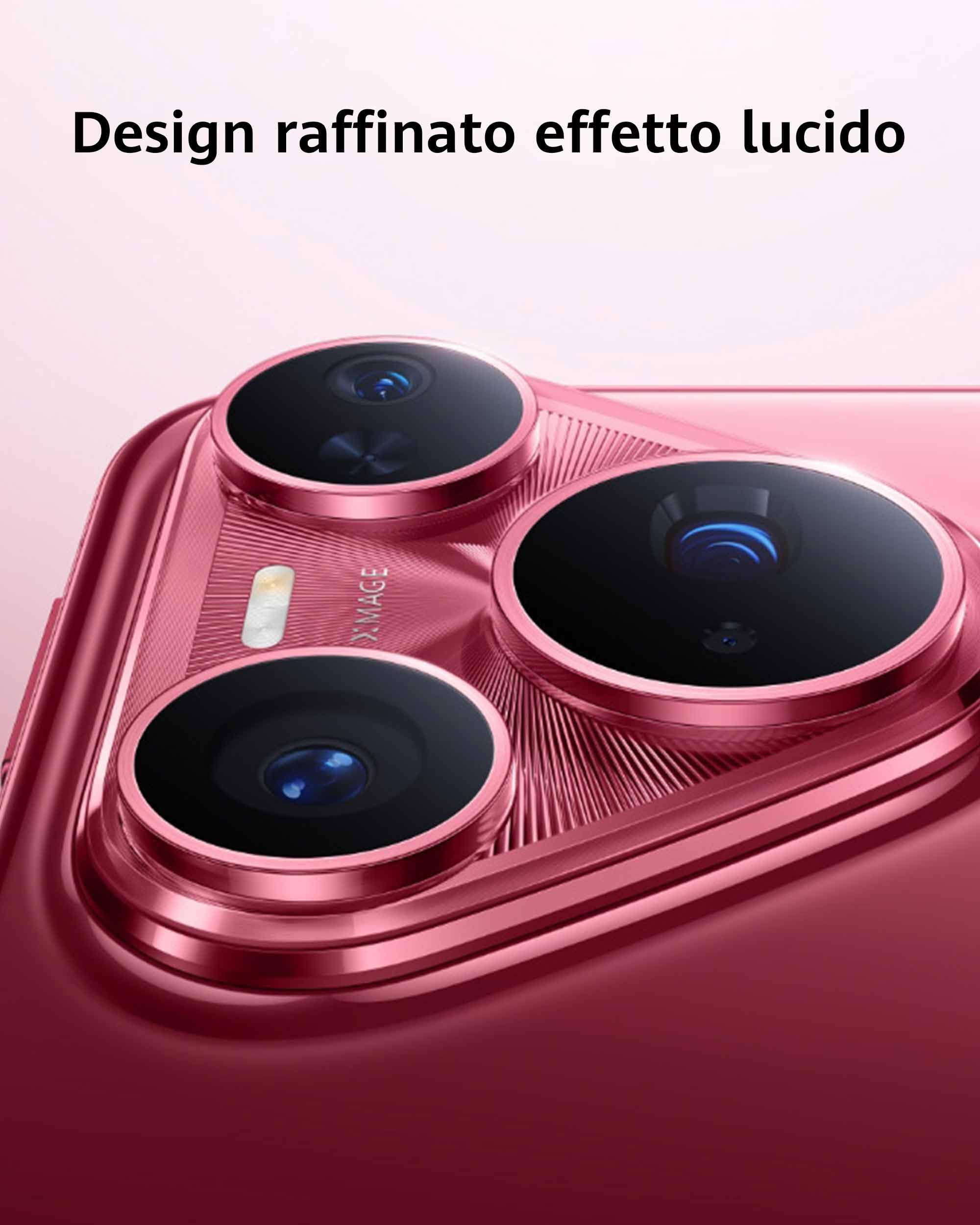 HUAWEI Pura 80 Pro Smartphone 12GB+512GB, Fotocamera Ultra Lighting da 1 pollice, Fotocamera Ultra Lighting Macro con Teleobiettivo, Eliminazione del rumore AI, 5170 mAh, Rosso smaltato