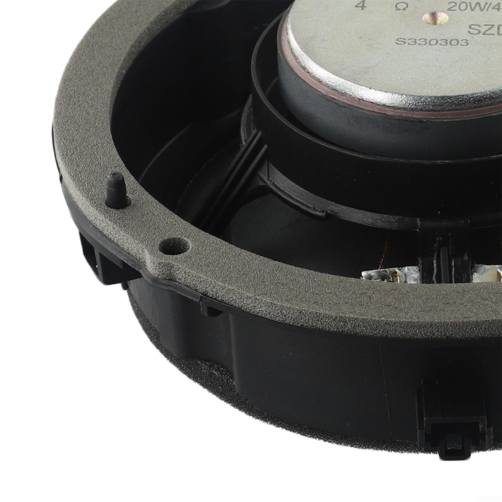 Conjunto de altavoz de puerta para Sportage 2010-2013, 96330-3W000 compatible y unidad de altavoz de juego, reemplazo de altavoz de puerta de automóvil de plástico negro, piezas interiores