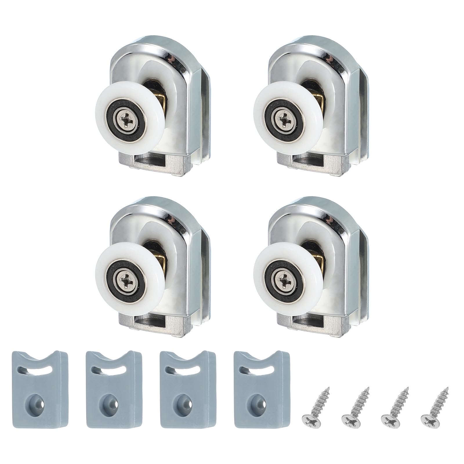 Glissières de porte de douche simples pour réparer une vitre bloquée de 4-6mm