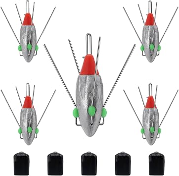 5 Pcs Sputnik Sinker Fishing Weights Lead Fishing Equipment