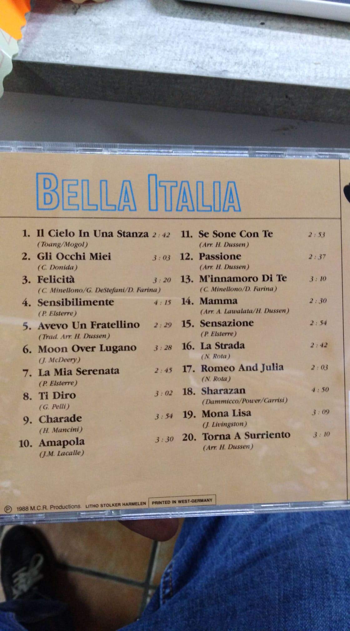 Bella Italia [Audio CD]