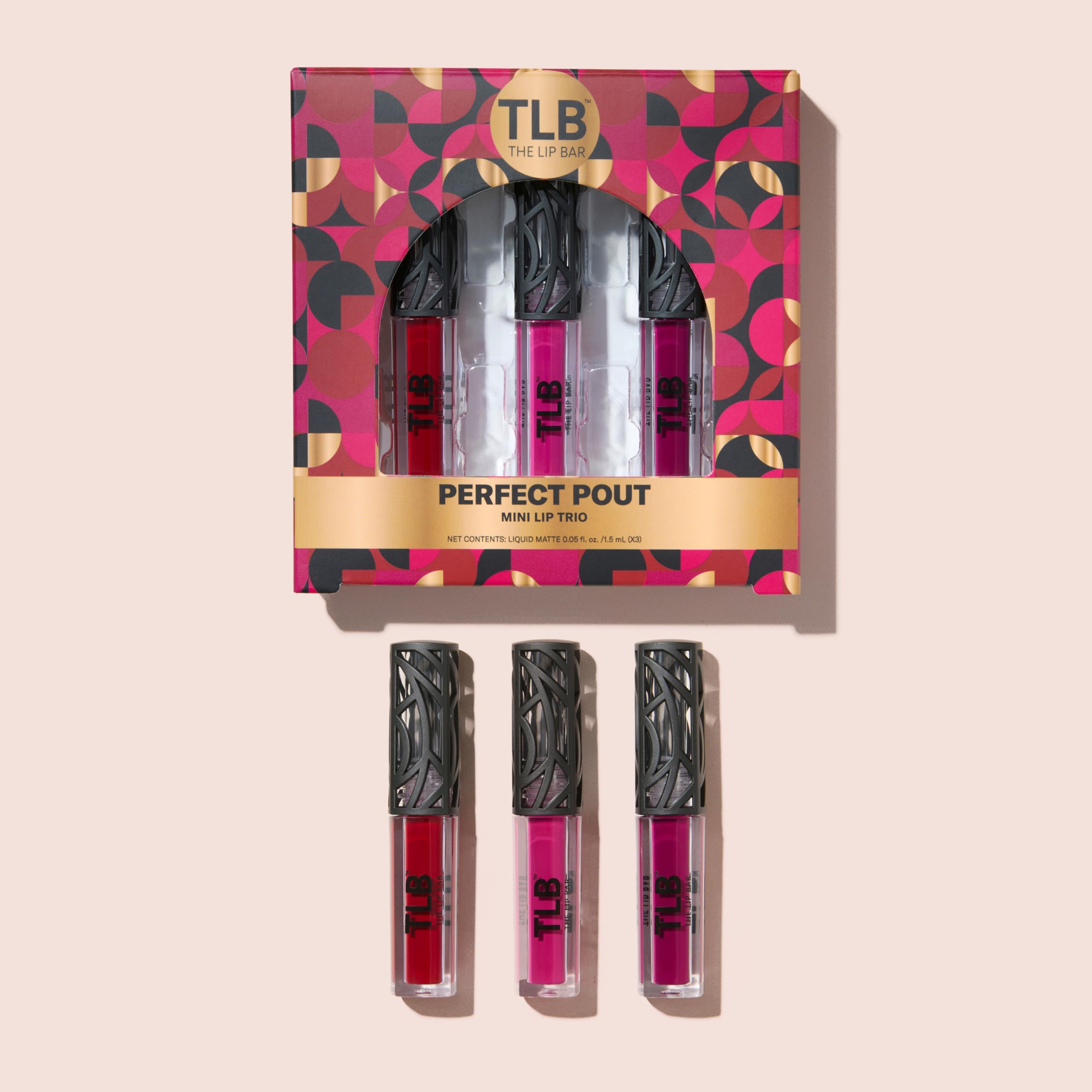 Amazon.com : The Lip Bar - Perfect Pout Mini Lip Trio Gift Set