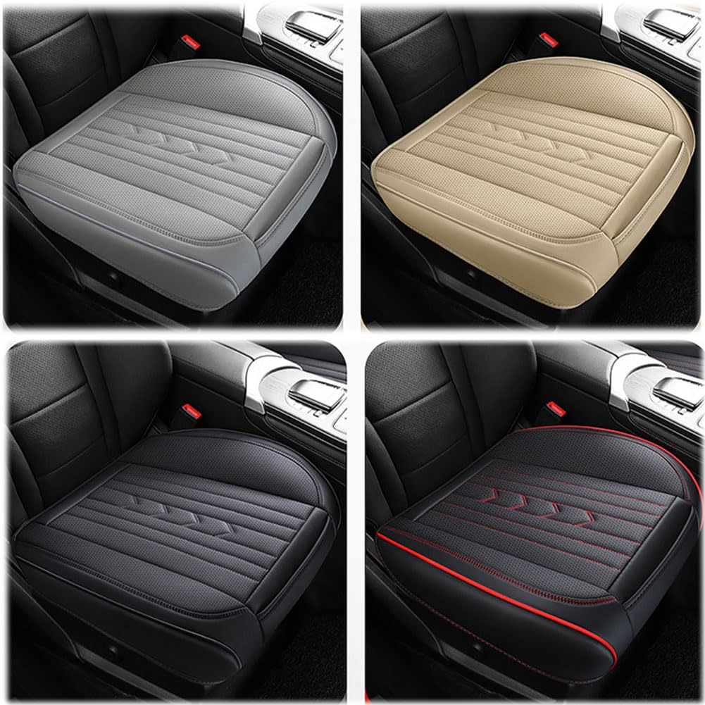 Cuscini Sedili Auto per Ford Kuga (CX482) Titanium/X/St Line 2019-2023 2024, Antiscivolo Confortevole Cuscino Sedia Anteriori Conducente Copri Seduta Interni Accessori,C/Black-Red