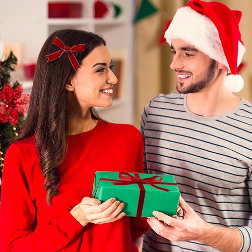 Miniatura 335 de Chuangdi 3/8 pulgadas, 60 yardas, cinta de terciopelo azul verde azulado de Navidad, cintas anchas de terciopelo vintage para adornos de árbol