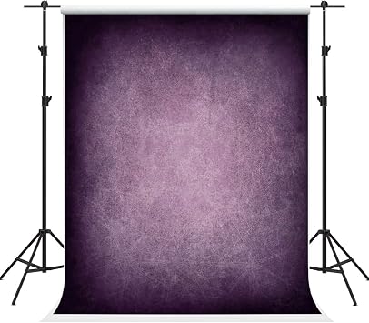 Kate 57ft Purple Photo Backdrop Portrait Photography Background Abstract Photo Studio Props for Photographer Head Shots