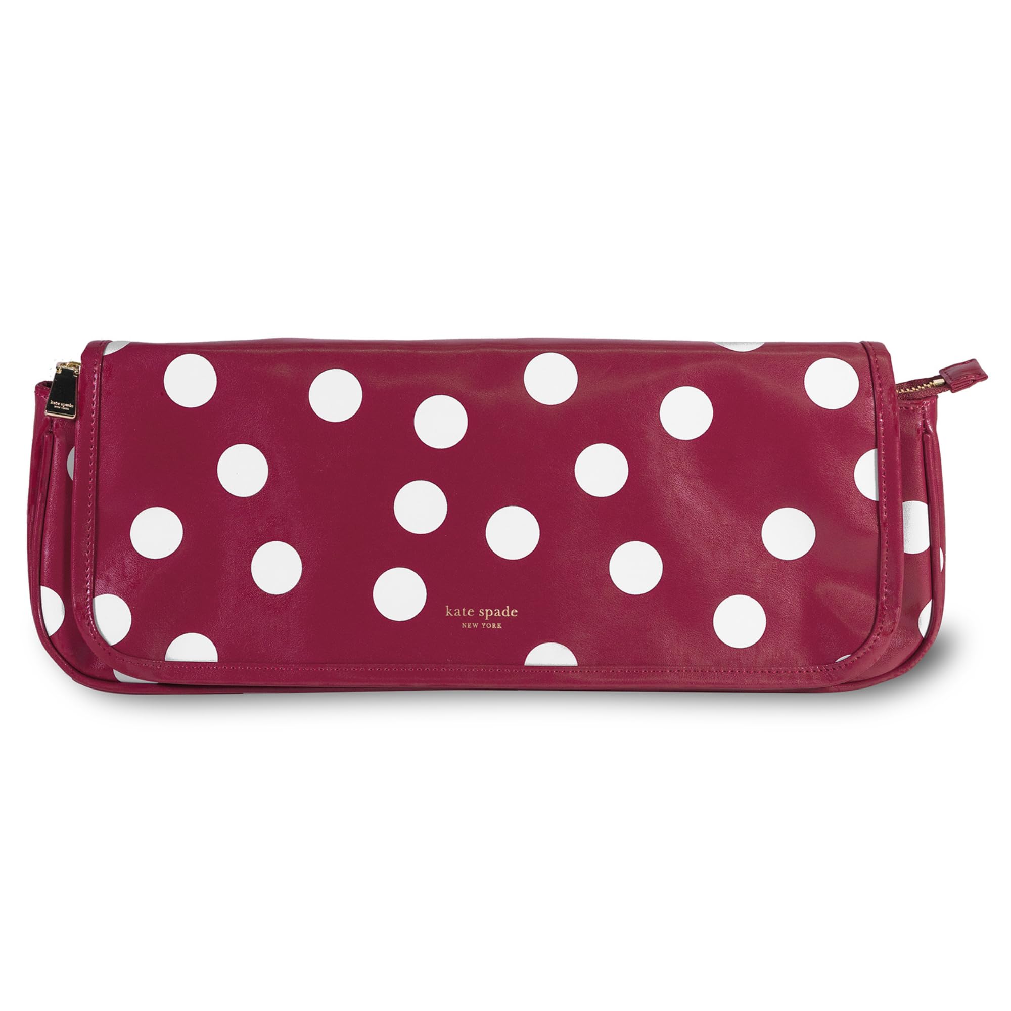 kate spade new york Hair Styling Tools Organizer, Compact Hairstylist Travel Bag (Julie Dot)
