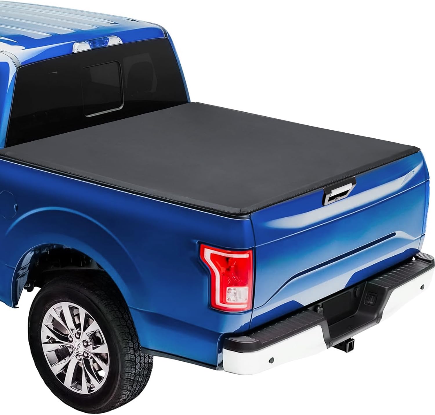Soft Tri-Fold Truck Bed Tonneau Covers Compatible with 2007-2023 Chevrolet Silverado/GMC Sierra 1500 5'-8"/69.3" Bed (excludes 2019 Classic Body)