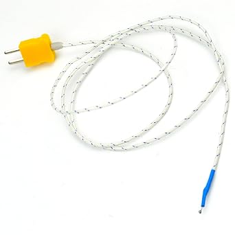 ZIBOO 69435 K-Type Thermocouple Replacement,Compatible with Klein Tools multimeters and clamp Meters