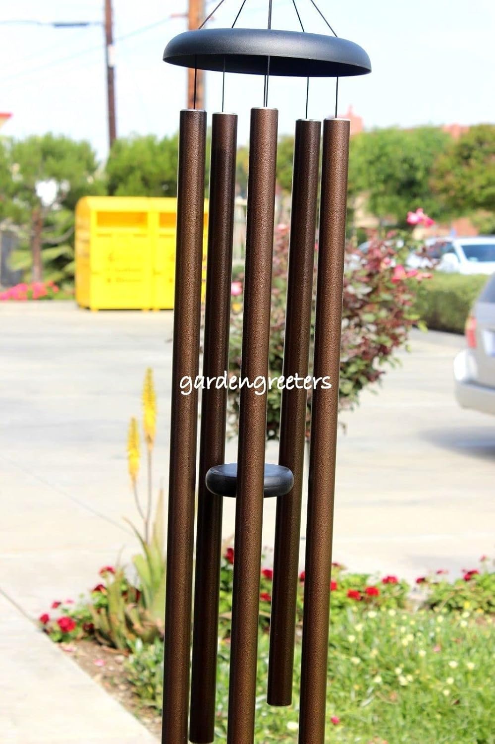 Large 55" Wind Chimes deep Tone Wind Chimes Garden Deep Tone Large 55" Wind Chimes Bronze