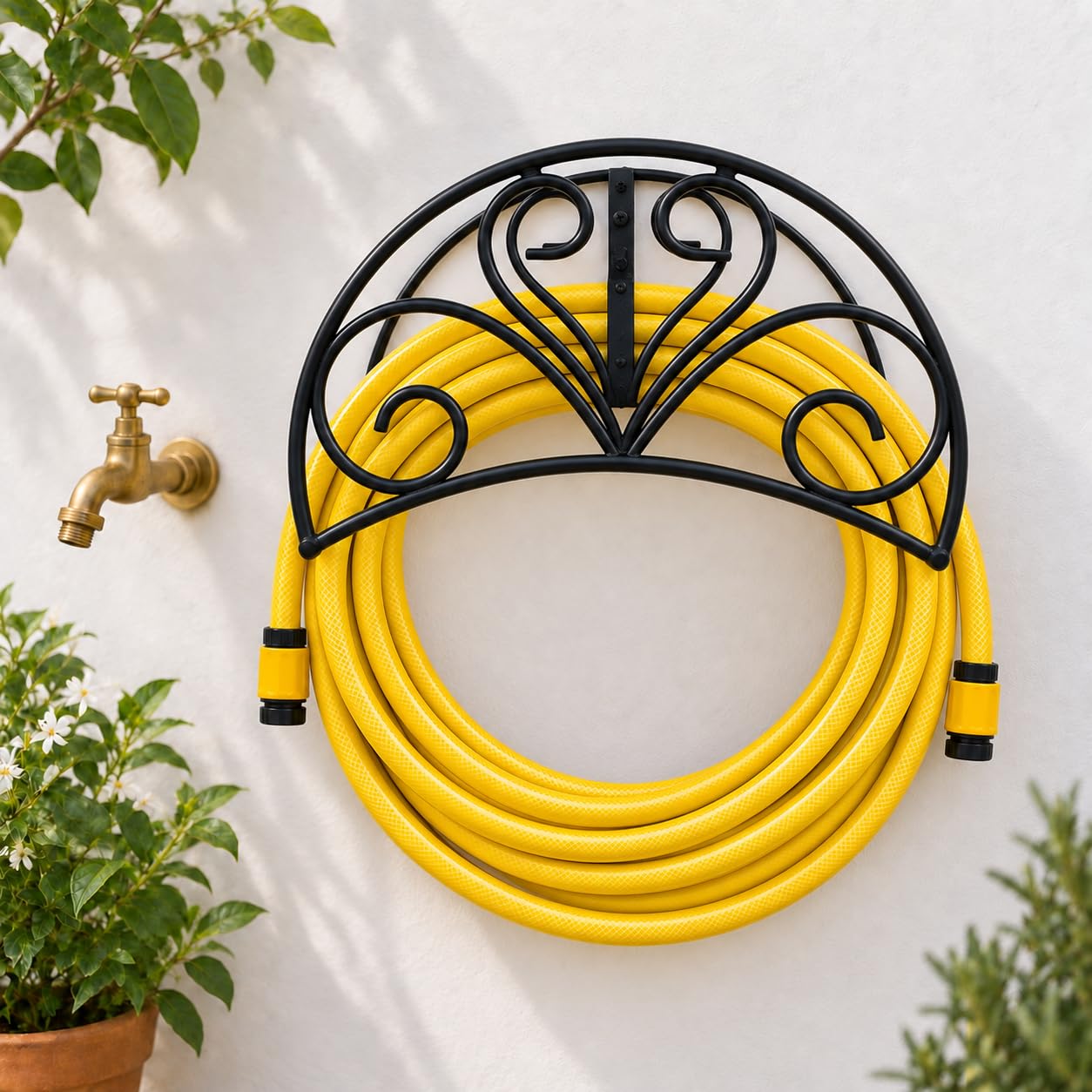 Wall Mounted Garden Hose Holder - Heavy Duty -10