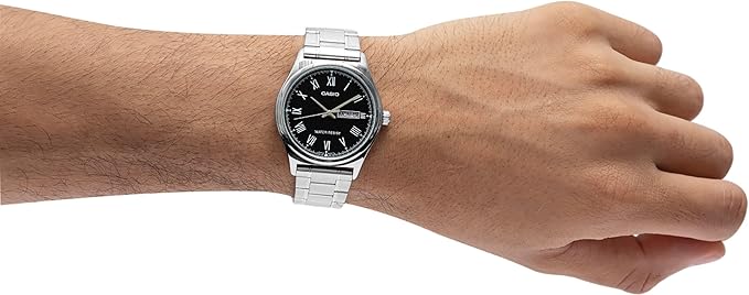 Casio MTP-V006D-1BUDF Stainless Steel Men's Watch Black Dial - 4