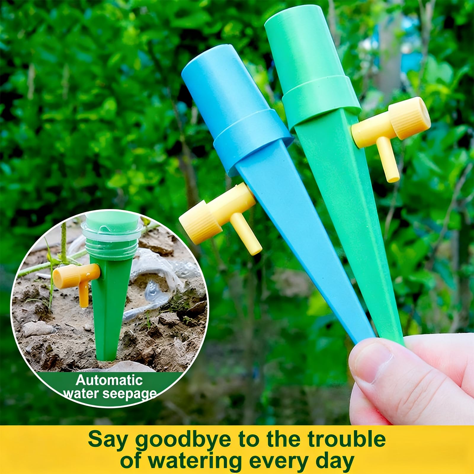Arrosage Goutte à Goutte Universel Système Automatique Intérieur Extérieur avec Vannes de Régulation Jardin 10 Pièces