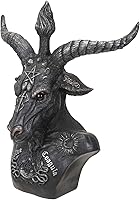 Vista 5 de SUMMIT COLLECTION Baphomet Busto Celestial Príncipe de la Bestia Sabbatic Goat 13.5 pulgadas de alto estatua de pentagrama
