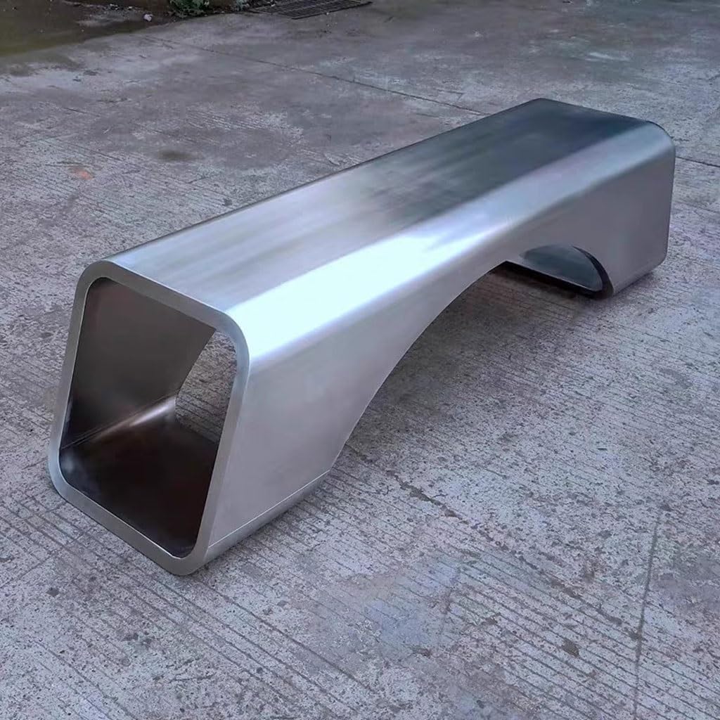 Patio Benches for Outdoors Park Chairs, Outdoor Benches, Square Leisure, Stainless Steel Creative, Landscape, Shopping Mall Waiting Garden Benches for Outdoors