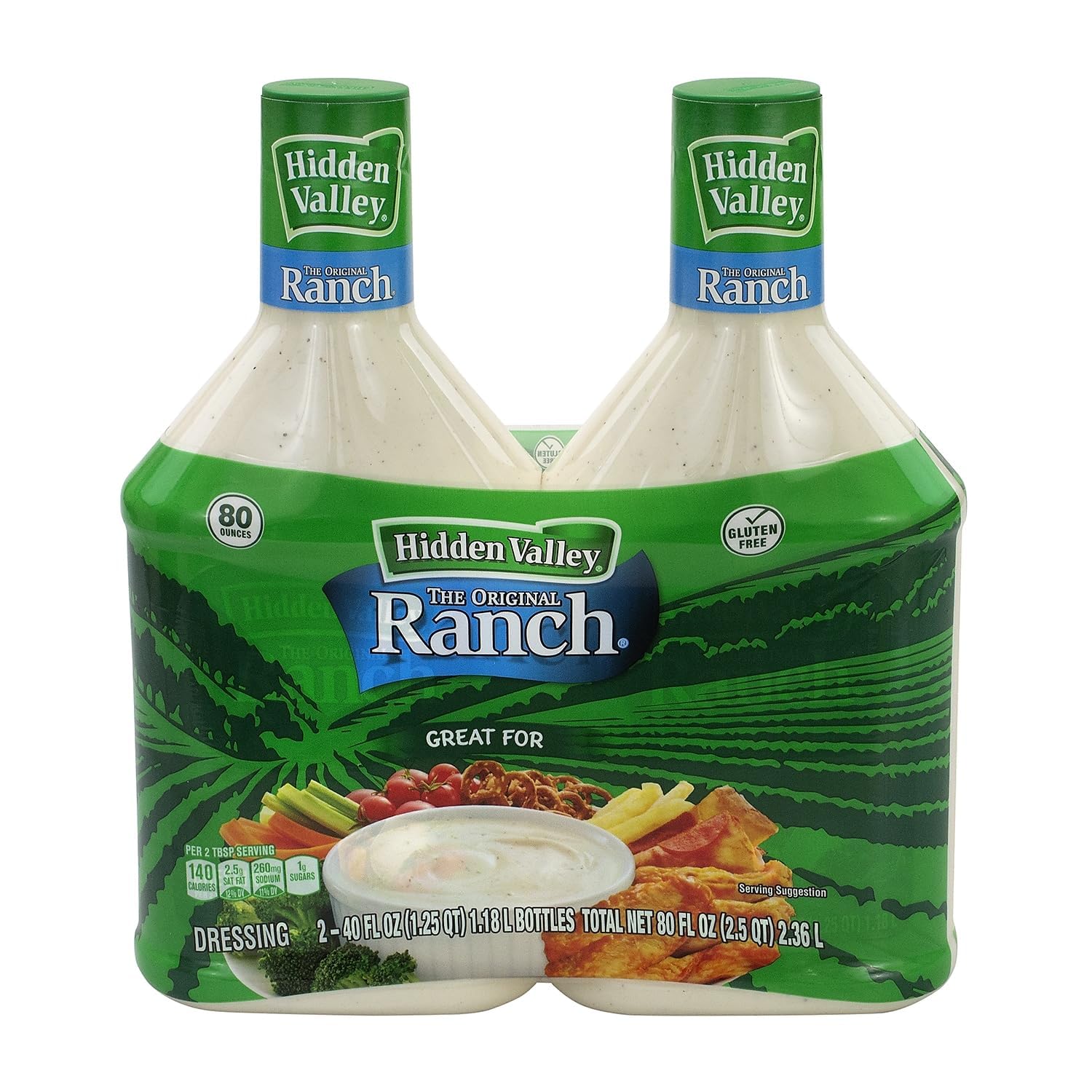 Hidden Valley The Original Ranch Dressing, 40 oz (Pack 2)